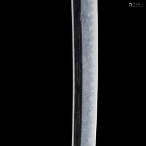 Wakizashi, fin du 17ème siècle. Lame : L 52,8 cm, shinogi zu...