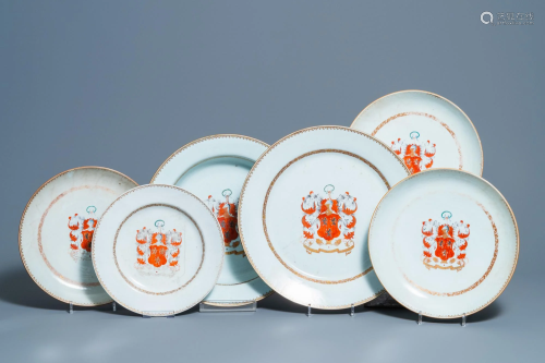 Six Chinese Scottish market Ross of Balnagowan armorial