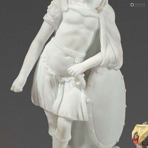 Statuette en biscuit de porcelaine de Niderviller du XVIIIe ...