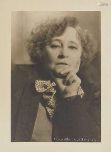 Laure Albin GUILLOT (1879-1962) Colette, 1939 Épreuve argent...