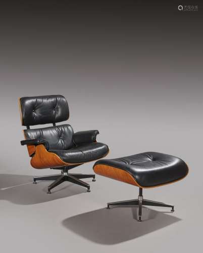 Charles & Ray EAMES (d'après un modèle de) Fauteuil « Lounge...