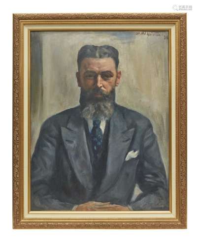 Nicolaj MILIOTI (1874-1962) Portrait d'homme Huile sur carto...
