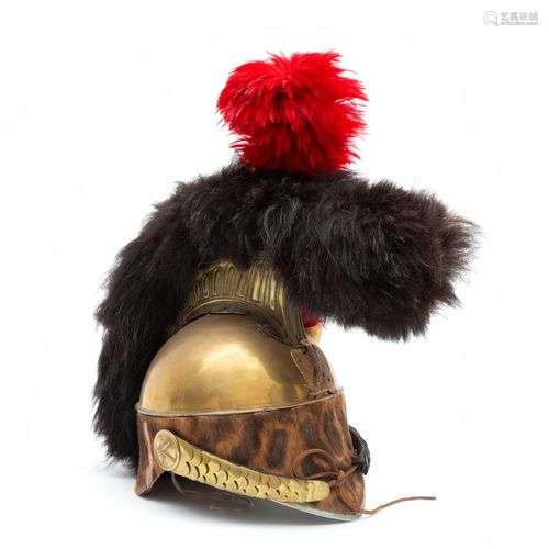 A French Model 1815 dragoon helmet, composition