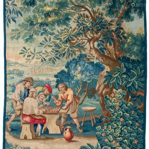 A Lille pastoral tapestry, attributed to Guillaume Werniers,...