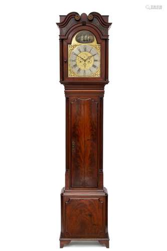 An George III mahogany longcase clock