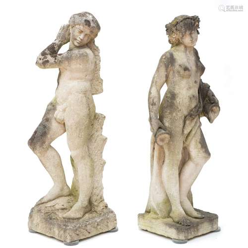 Two Italian composite classical figures