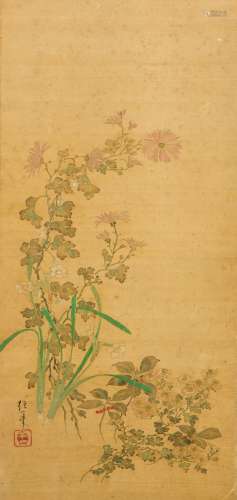 ANONYMOUS, A CHINESE PAINTING OF FLOWER