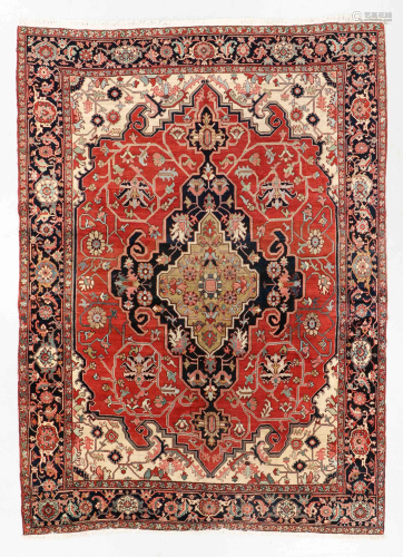 Serapi Carpet, Western Persia, Circa 1900, 7'9'' x