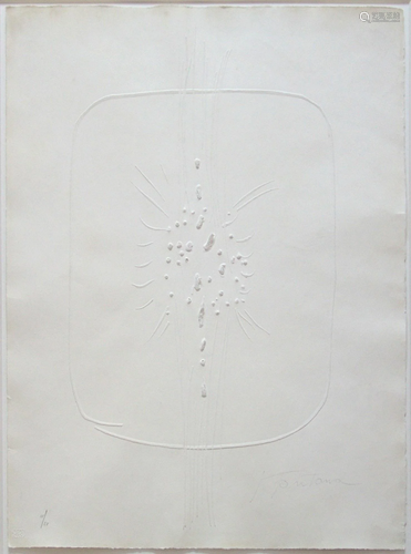 LUCIO FONTANA, Concetto spaziale, 1968