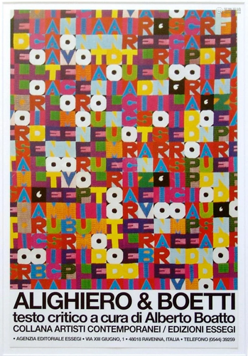 ALIGHIERO BOETTI, Alighiero & Boetti