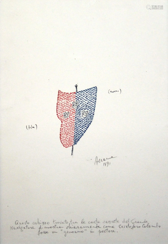 VINCENZO ACCAME, senza titolo, 1991