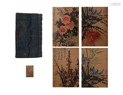 A PAINTING ALBUM OF FLOWERS, SHI LU