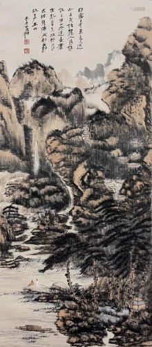 CHINESE LANDSCAPE PAINTING, CHANG DAI-CHIEN