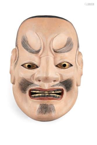 *Un MASQUE DE THÉÂTRE NOH D'AYAKASHI 怪士, LE FANTÔME D'UN S...