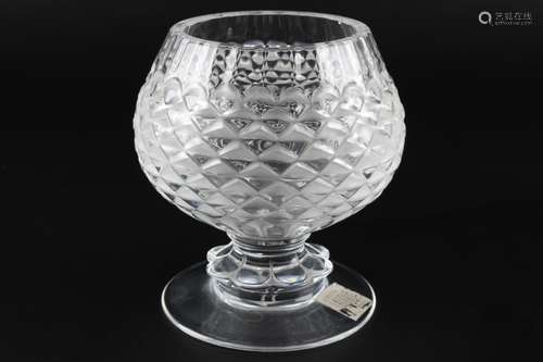 Lalique Tafelaufsatz in Kelchform, crystal centerpiece,