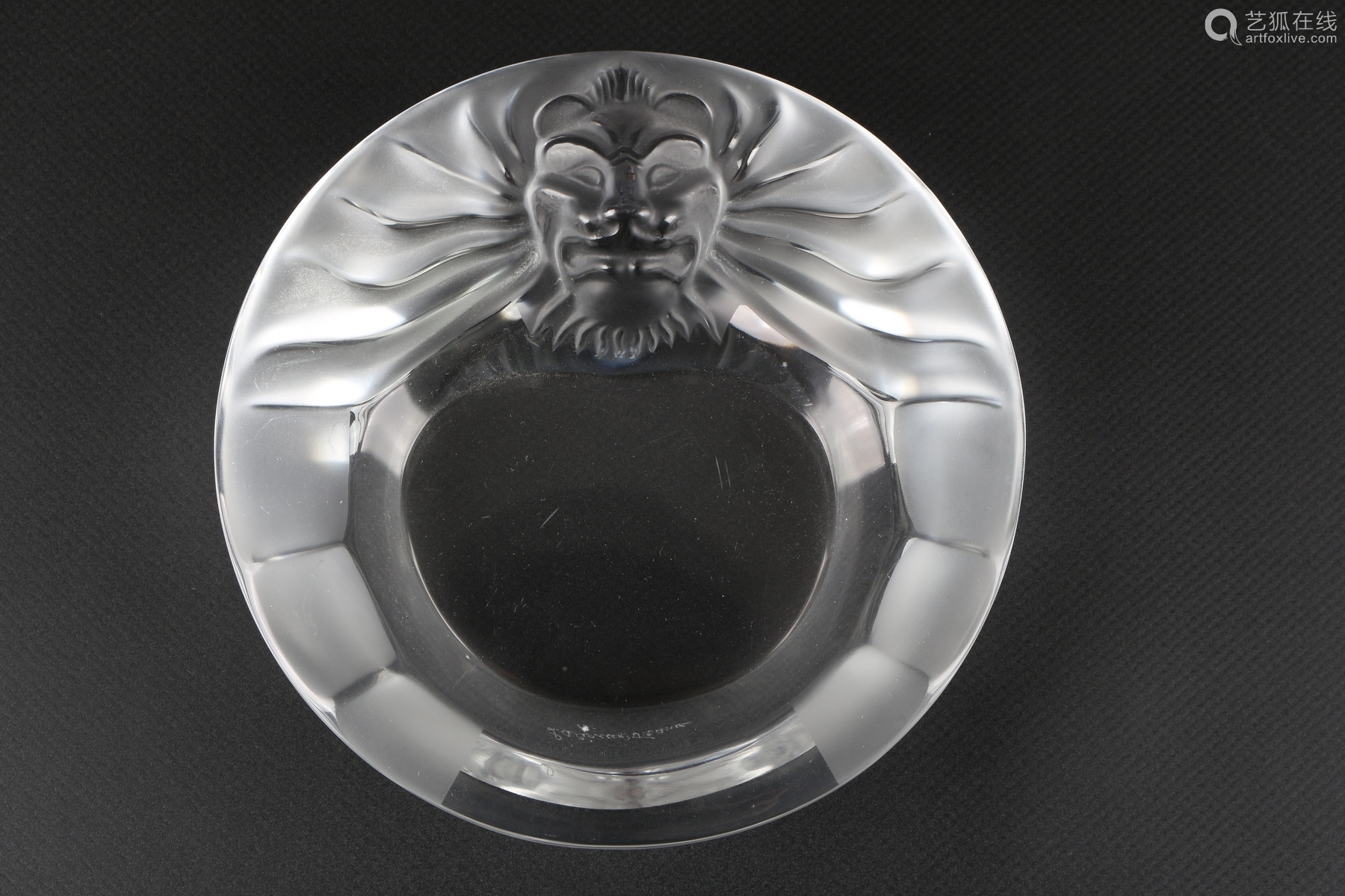 Lalique Tete De Lion Schale French Crystal Tray Deal Price Picture