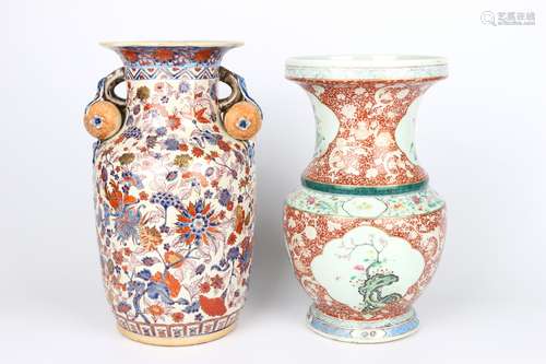 2 große Vasen, China 20. Jahrhundert, 2 chinese vases,