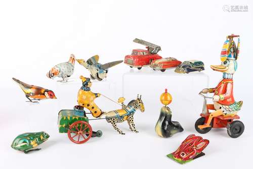 Konvolut Blechspielzeug, tin toys lot,