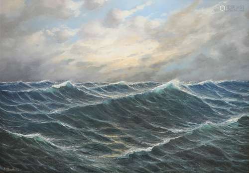 Gunter Seekatz (*1928) raue See, rough sea,