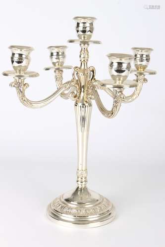 Großer 800 Silber Leuchter, silver candlestand,