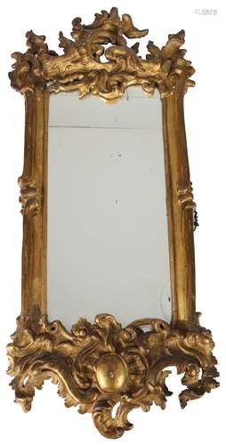 Barock 18. Jahrhundert Wandspiegel, wooden mirror, 18th cent...