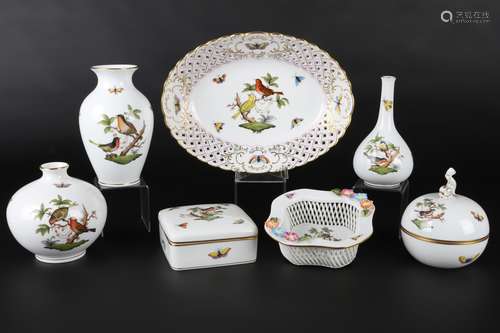 Herend Rothschild Zierporzellan, decorative porcelain,