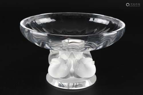 Lalique Nogent Tafelaufsatz, crystal centerpiece,