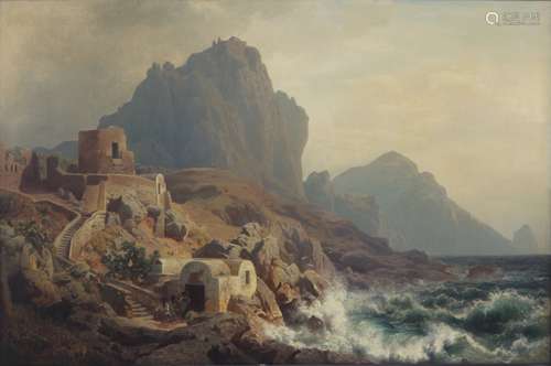 Carl Jungheim (1830-1886) Capri in Italien 1866,