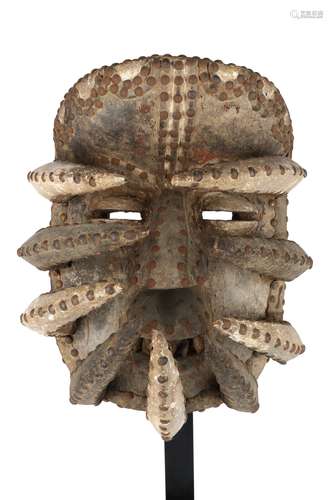 Kultmaske, Kran Elfenbeinküste, african tribal cult mask,