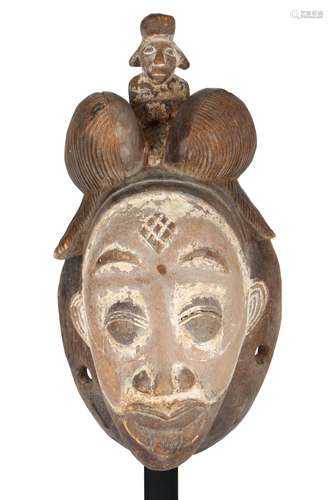 Tanzmaske, Balumbo Gabom, african tribal dance mask,