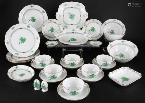 Herend Apponyi Vert 30-teiliges Restservice, diner porcelain...