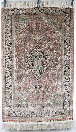 Seidenteppich 153x93 cm, silk carpet,