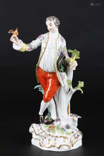 Meissen Figur Schäfer, shephard,