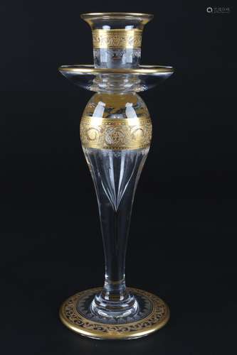 St. Louis Thistle Gold Kerzenständer, candlestick,