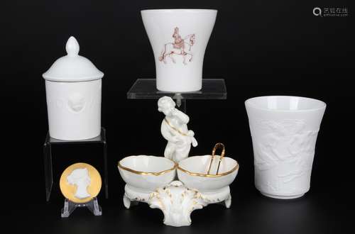 KPM Berlin Porzellan Konvolut, porcelain lot,