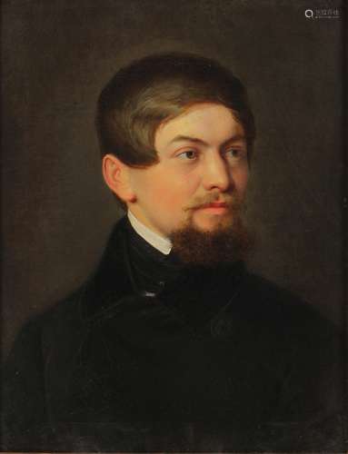 Jacob Burckhardt 19. Jahrhundert, Portrait von Johann Christ...