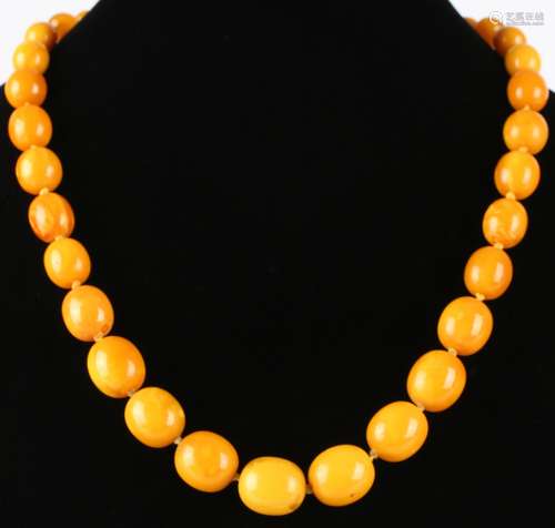 Bernstein Collier / Halskette, butterscotch amber necklace,