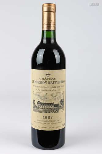 1987 Chateau La Mission Haut-Brion Pessac-Leognan,