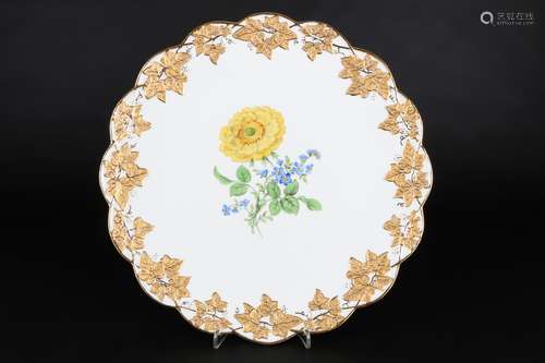 Meissen große Prunk Tortenplatte, cake plate,