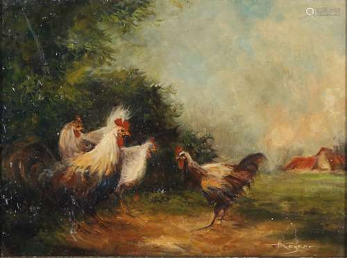 Hartmut Keyser (*1948) Federvieh, poultry,