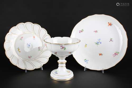 Meissen Konvolut, decorative porcelain,