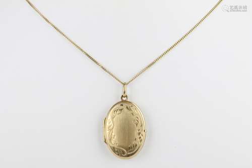 333 Gold Medaillon mit Goldkette, gold necklace with pendant...