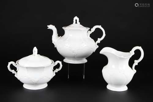 Meissen B-Form Teeset / Teekern, tea set,