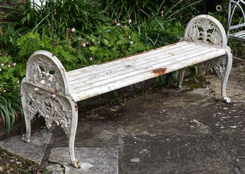 A RARE COALBROOKDALE BENCH, LATE 19TH CENTURY