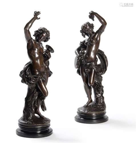 AFTER FRANÇOIS DEVAULX (FRENCH 1808-1870), A PAIR OF FRENCH ...