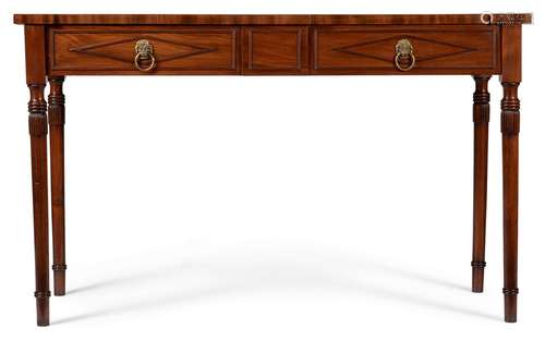 A REGENCY MAHOGANY SERVING OR HALL TABLE, CIRCA 1815