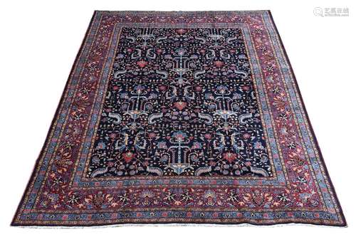 A TABRIZ CARPET, approximately 365 x 271cm