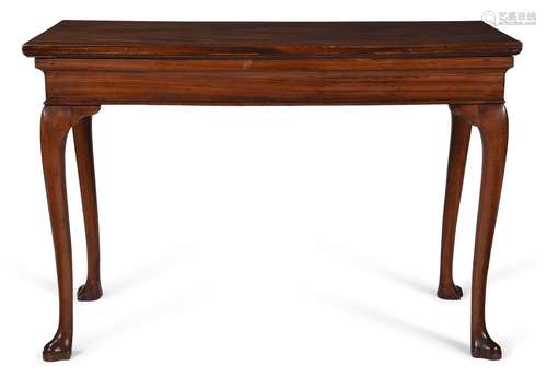 A WALNUT SIDE TABLE, POSSIBLY IRISH, CIRCA 1750 AND LATER