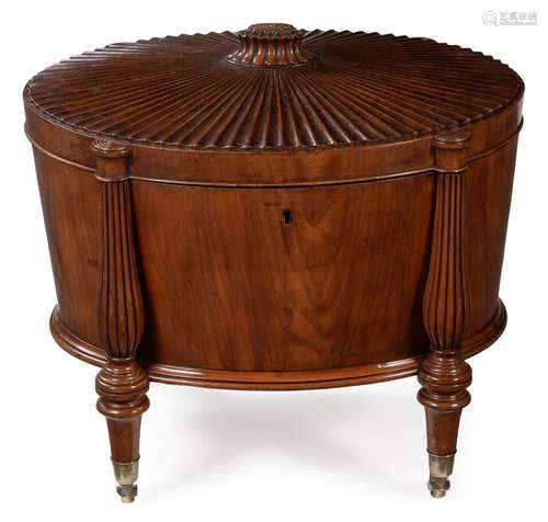 A REGENCY MAHOGANY OVAL WINE COOLER, CIRCA 1815, ATTRIBUTED ...