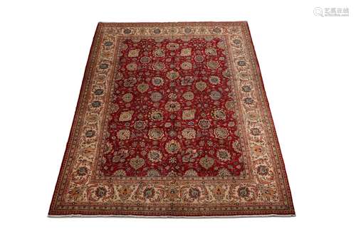 A TABRIZ CARPET, approximately 420 x 316cm